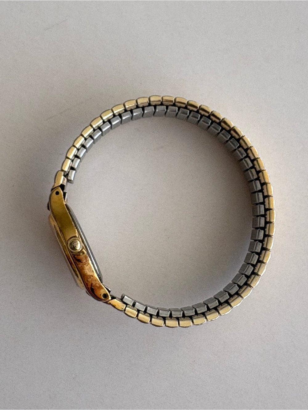 Vintage Seiko Gold-tone Ladies Stretch Bracelet Watch - Picture 9 of 11